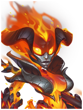 Asherona and Pyro Default Skin